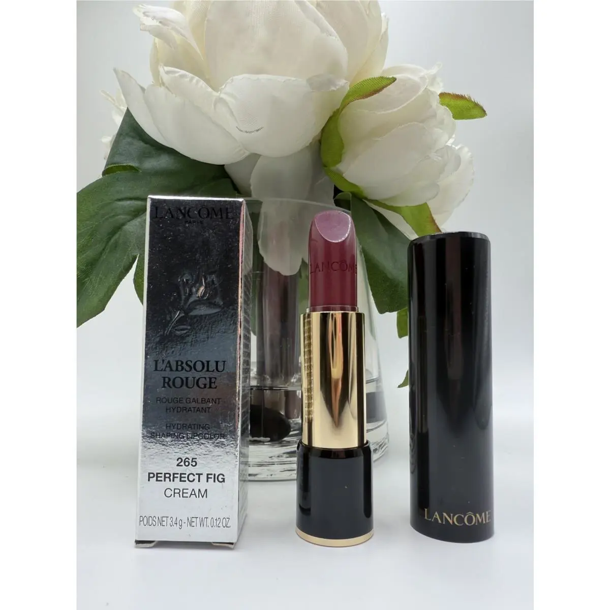 Lancome L`absolu Rouge Lipstick 265 Perfect Fig Cream 3.4g