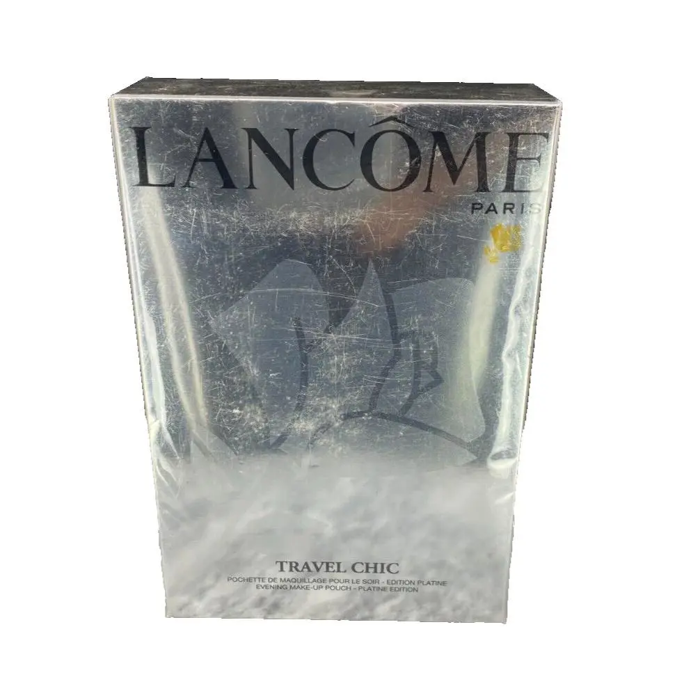 Lancome Travel Chic Evening Makeup Pouch Platine Edition Travel Exclusive