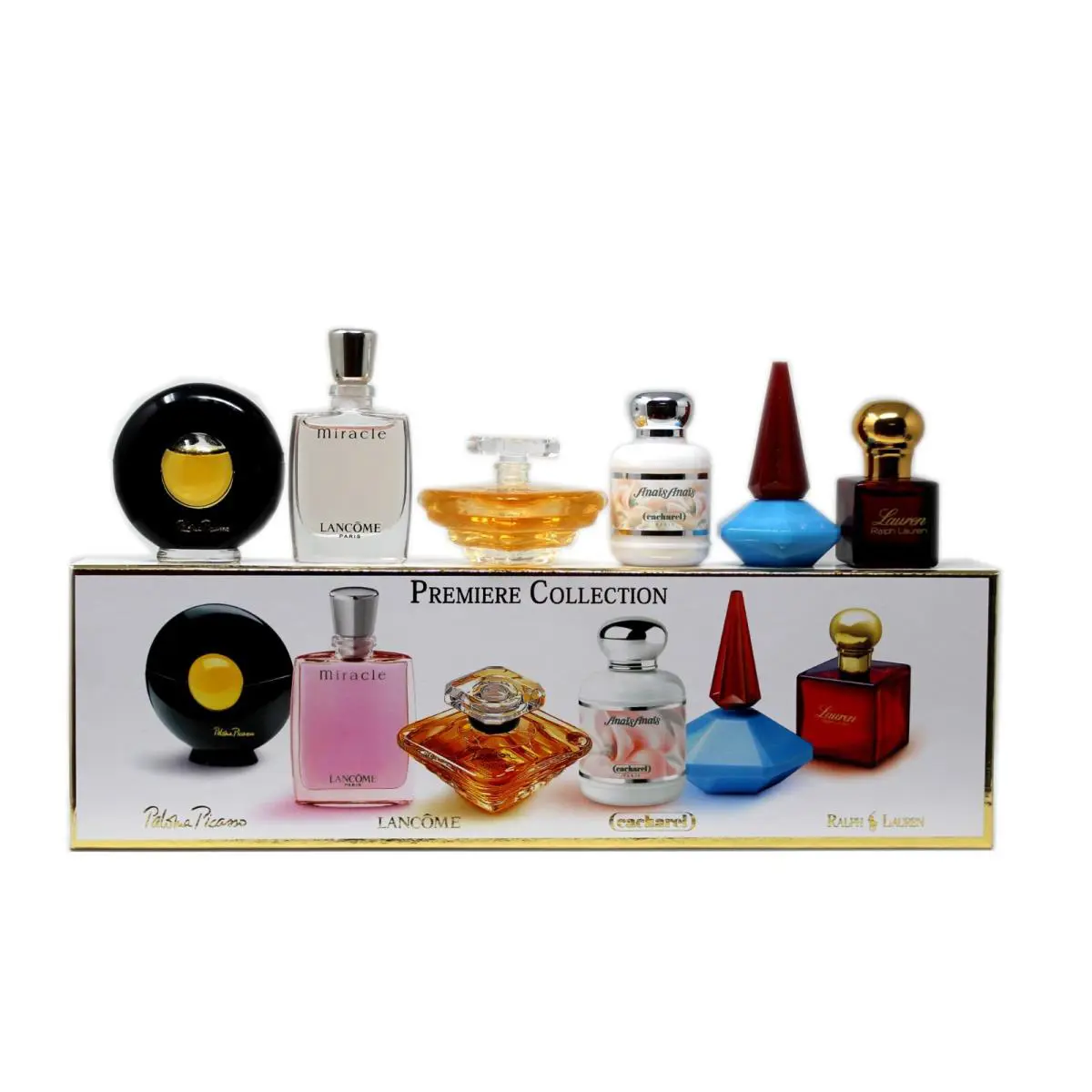 Lancome Premiere Miniature Collection 6 Piece Gift Set with Miracle Edp Splash 5ML