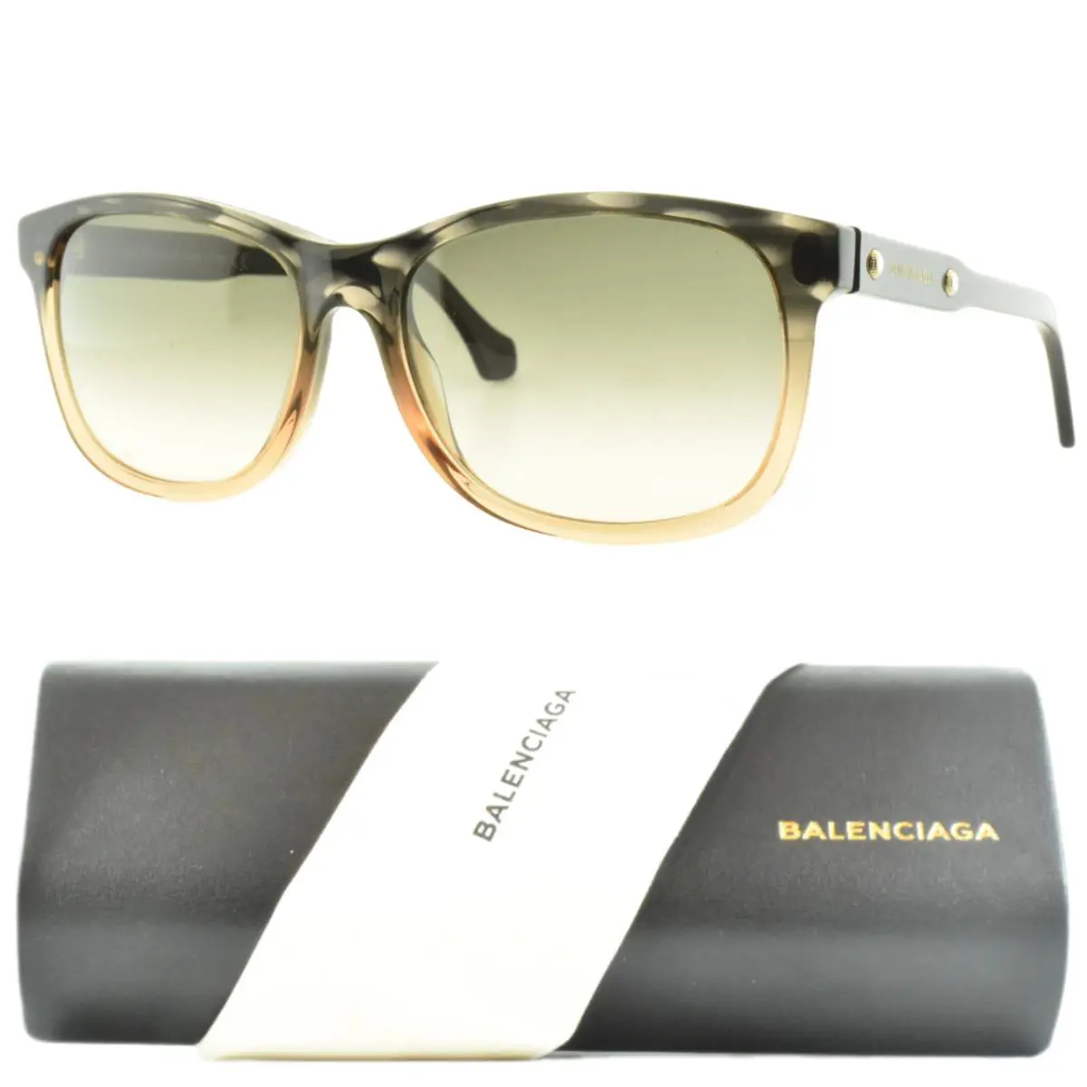 Balenciaga BA 19/S 20B Cateye Full Rim Gradient Smoke Women Sunglasess
