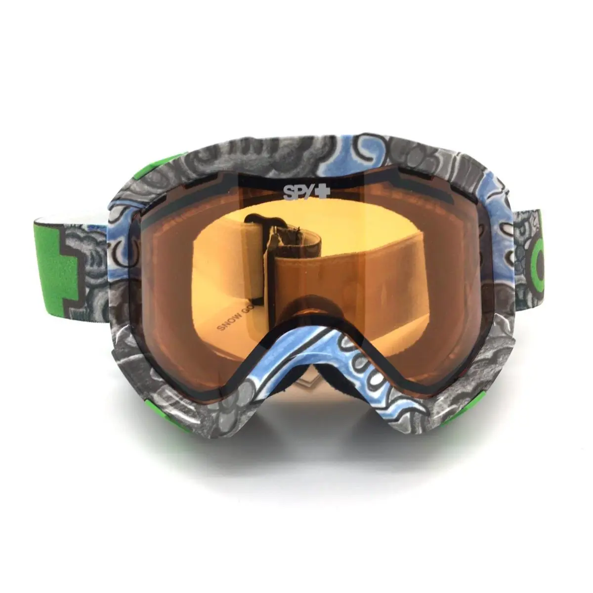 Spy+ Optic Zed Snow Goggle DCP08 Light Blue/gray Frame w Bronze Persimmon Lens