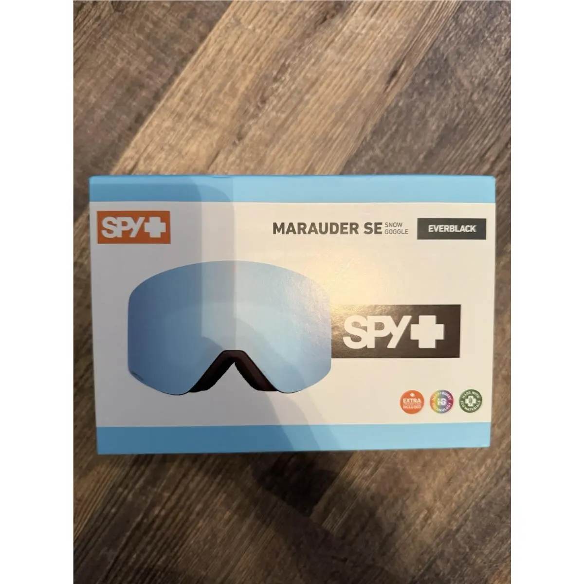 Spy Optic Marauder SE Snow Goggles - Everblack / Happy Boost Ice Blue Mirror - Frame: Black, Lens: Happy BOOST Ice Blue Mirror