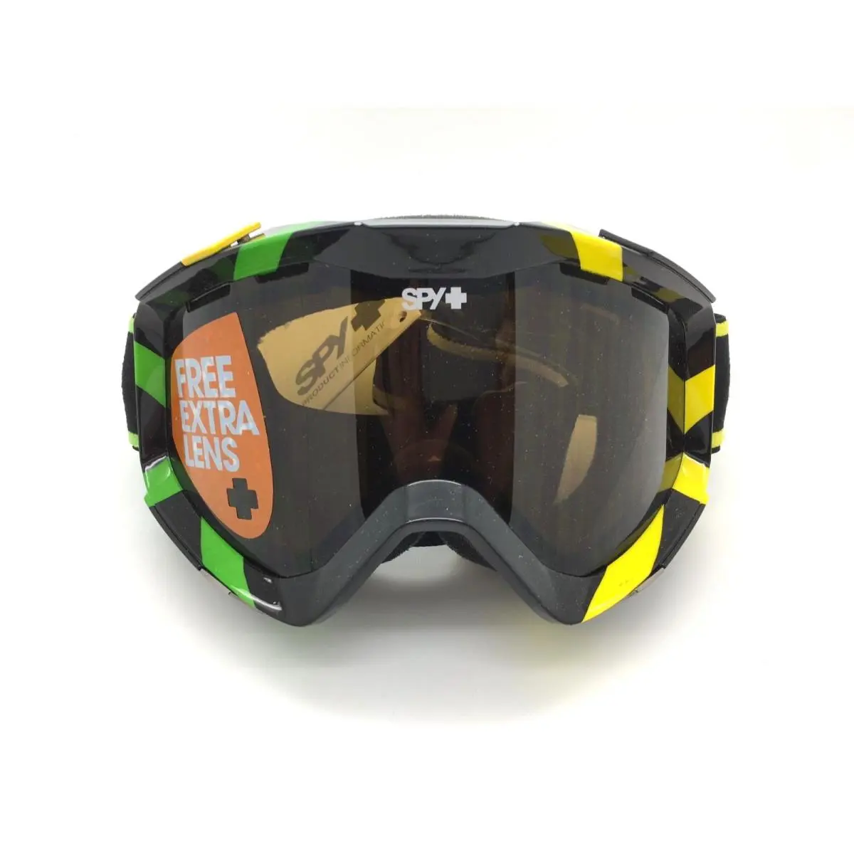 Spy+ Optic Zed Snow Goggle 311019736070 Black/neon w/ 2 Bronze/persimmon Lens
