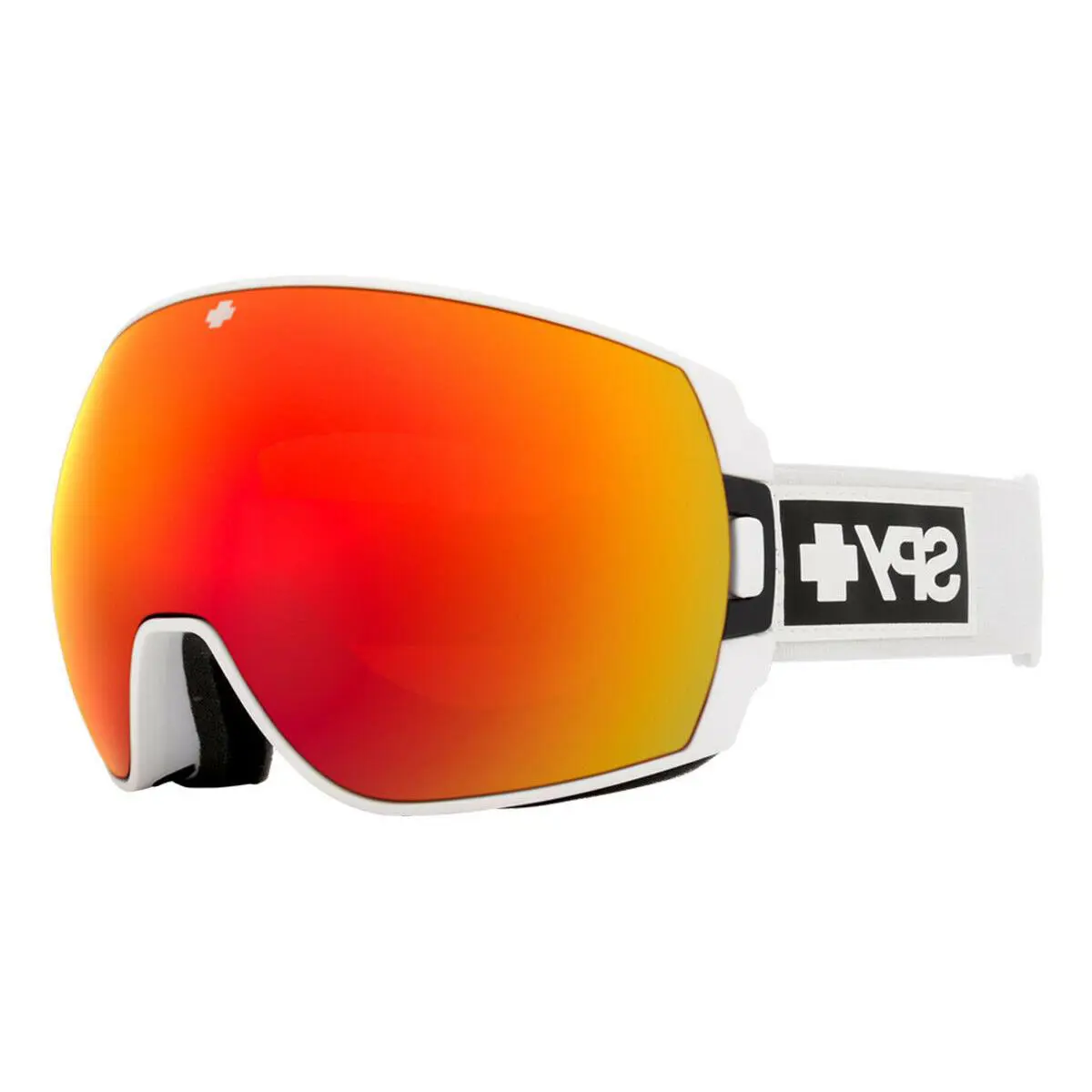 Spy Optics Legacy AF Matte White Goggles HD Plus Bronze w/ Red Spectra Mirror