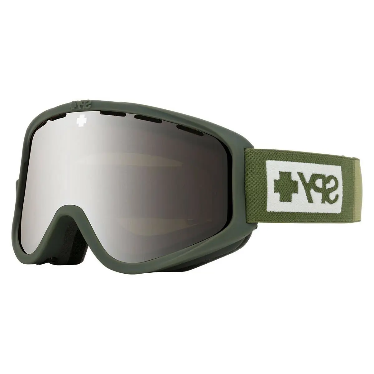 Spy Optics Woot Colorblock Olive Goggles HD Bronze w/ Silver Spectra Mirror HD