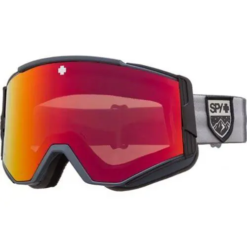 Spy Optics Ace Colorblock Gray Goggles HD Plus Bronze w/ Red Spectra Mirror HD