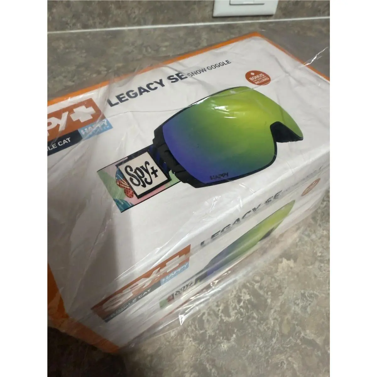 Spy Optic Legacy SE Snow Goggles - Jungle Cat / Brz Green Mirror + Bonus Lens