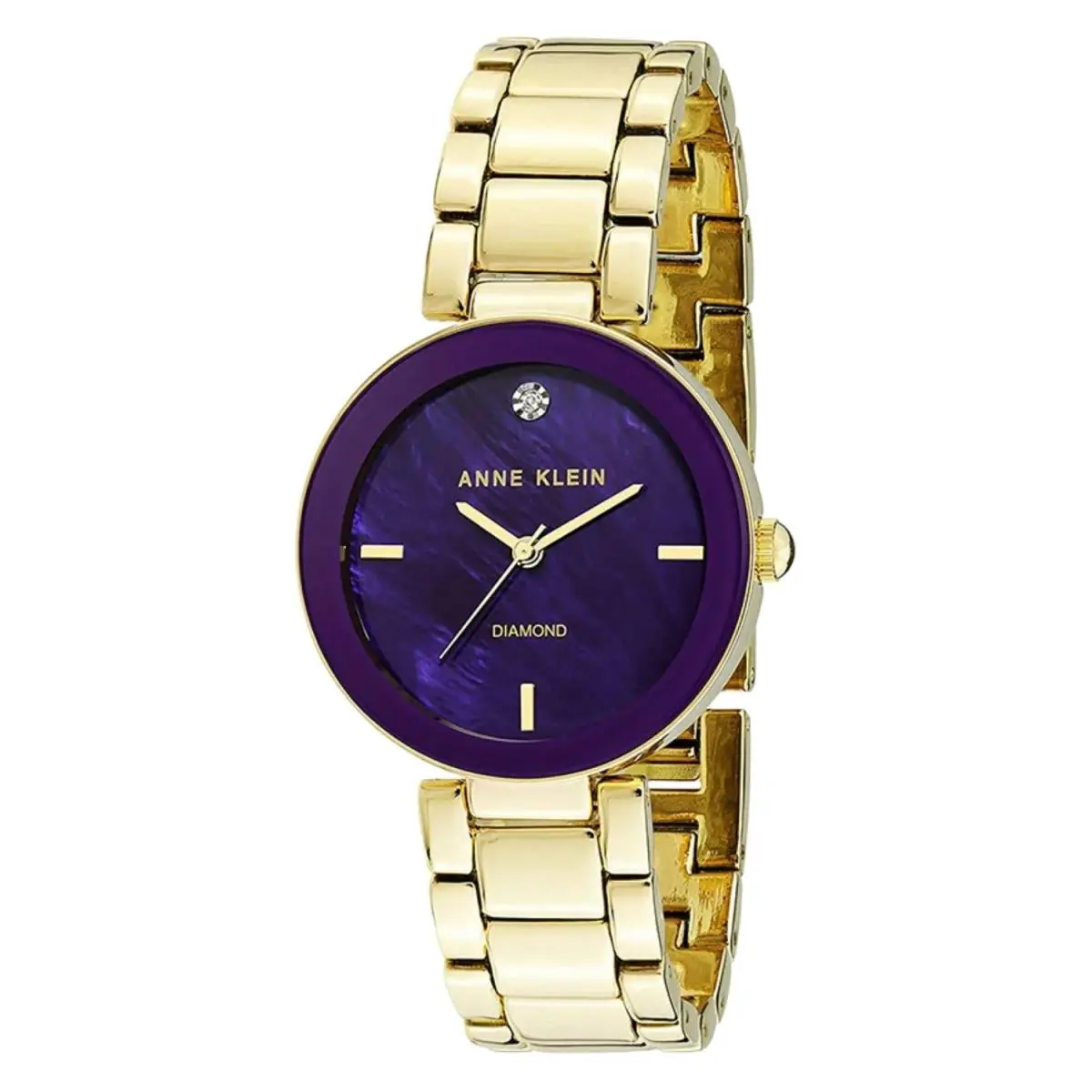 Women`s York Purple Dial Watch - AK/1362PRGB by Anne Klein