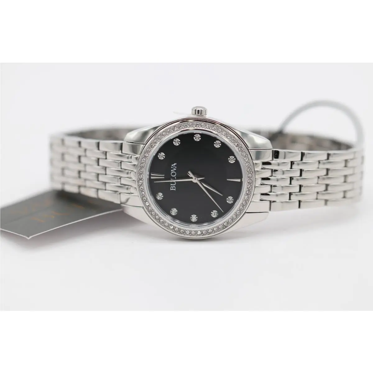 Ladies Classic Crystal 31mm Stainless Steel Quartz Watch 96L317 by Bulova