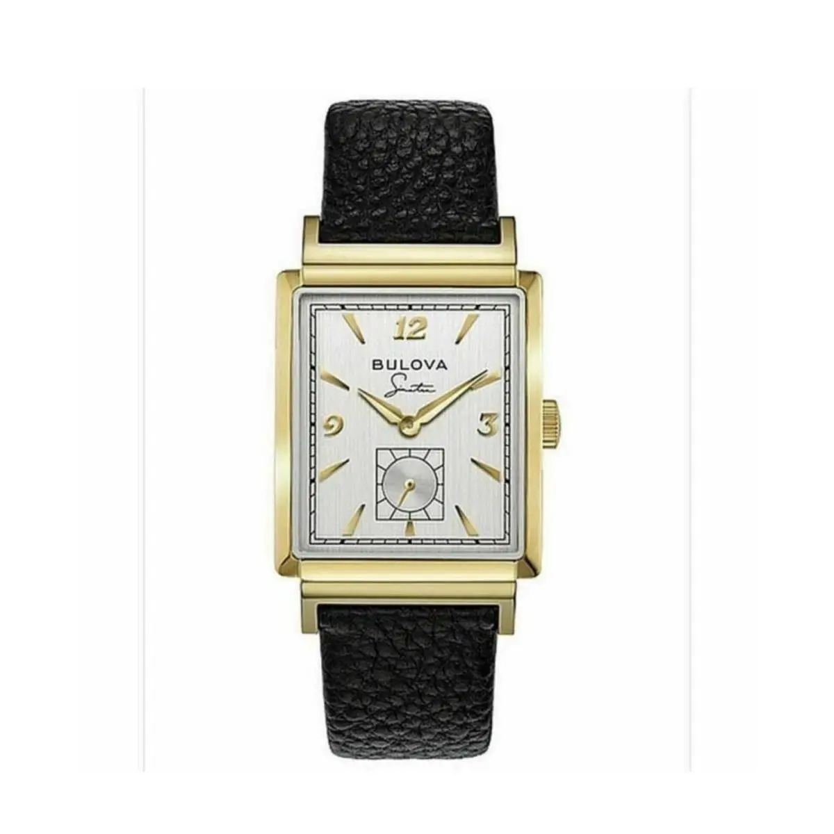 Bulova Frank Sinatra My Way Men Watch 97A158 - Dial: Silver, Gold, Black, Band: Gray, Black