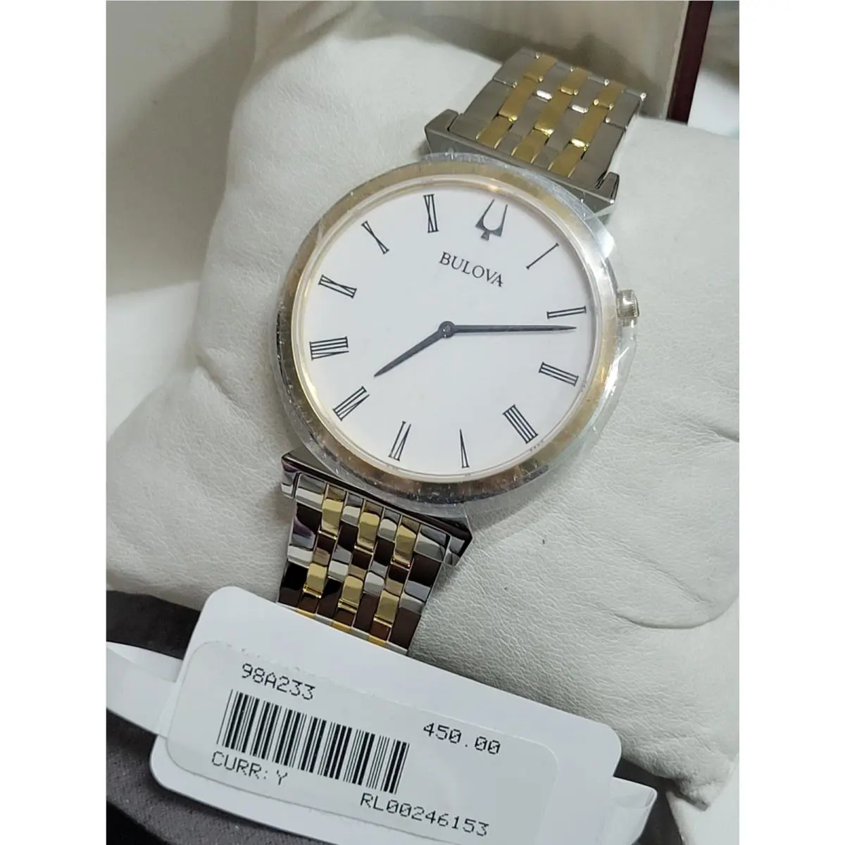 Bulova Regatta White Men`s Watch - 98A233