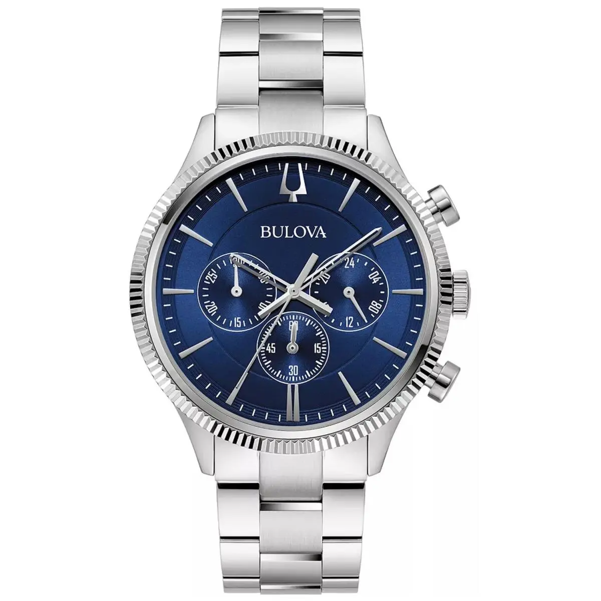 Men`s Classic Blue Dial Watch - 96A324 by Bulova
