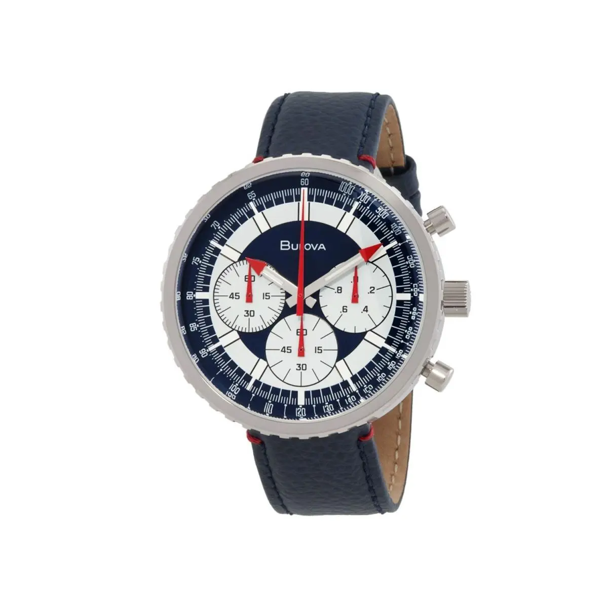 96A283 Men`s Chronograph C White Dial Quartz Watch by Bulova
