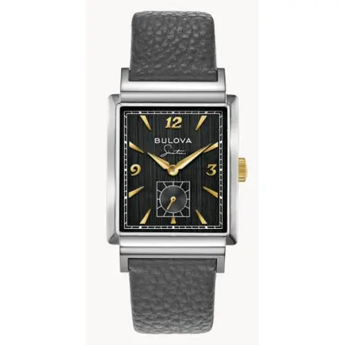 Bulova 98A261 Men`s Classic Frank Sinatra Men`s Quartz Watch Leather Band