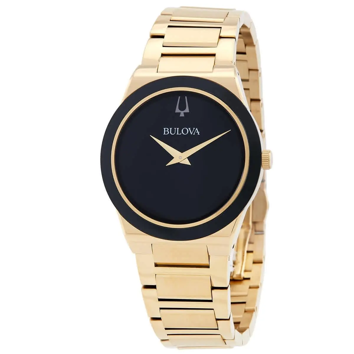 Bulova Millennia Quartz Black Dial Men`s Watch 97A183