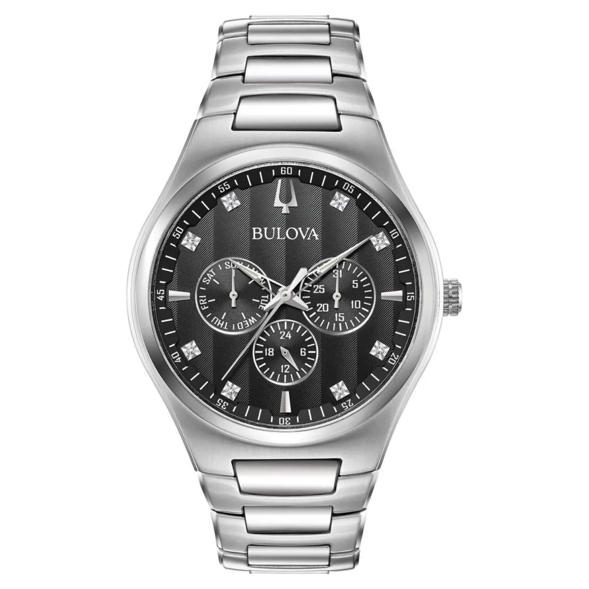 Bulova Men`s Classic Black Dial Watch - 96D143