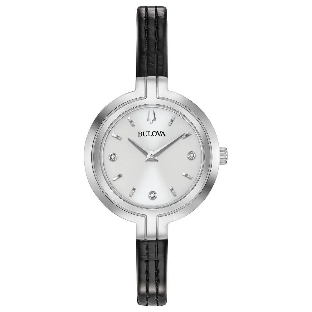 Bulova Men`s Rhapsody White Dial Watch - 96P211
