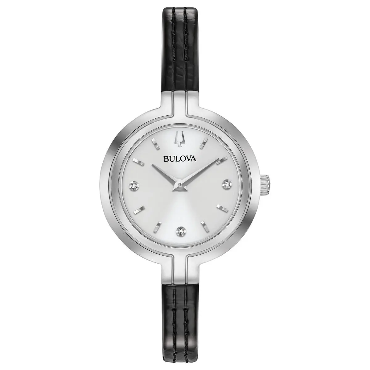 Bulova Men`s Rhapsody White Dial Watch - 96P211