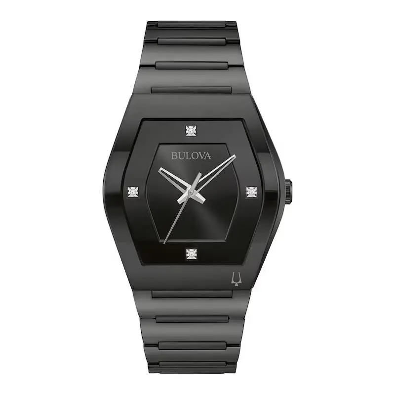 Bulova Men`s Gemini 40mm Quartz Diamond Watch 98D177