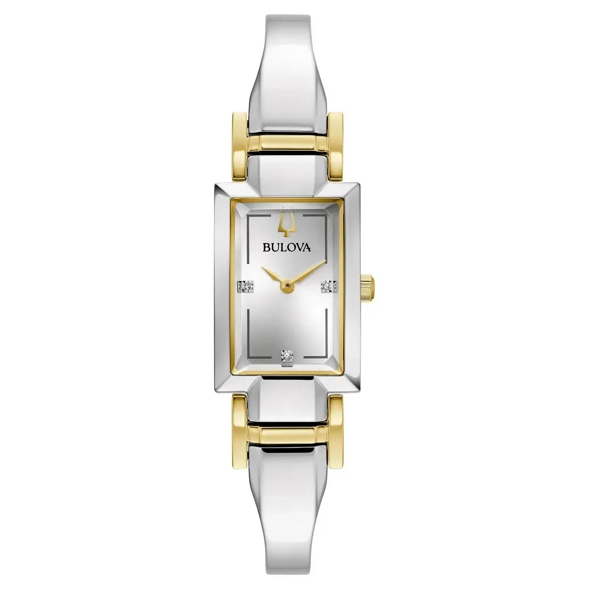 Bulova Classic 98P229 Women`s 18x26mm Diamond Two-tone S/steel Quartz Watch