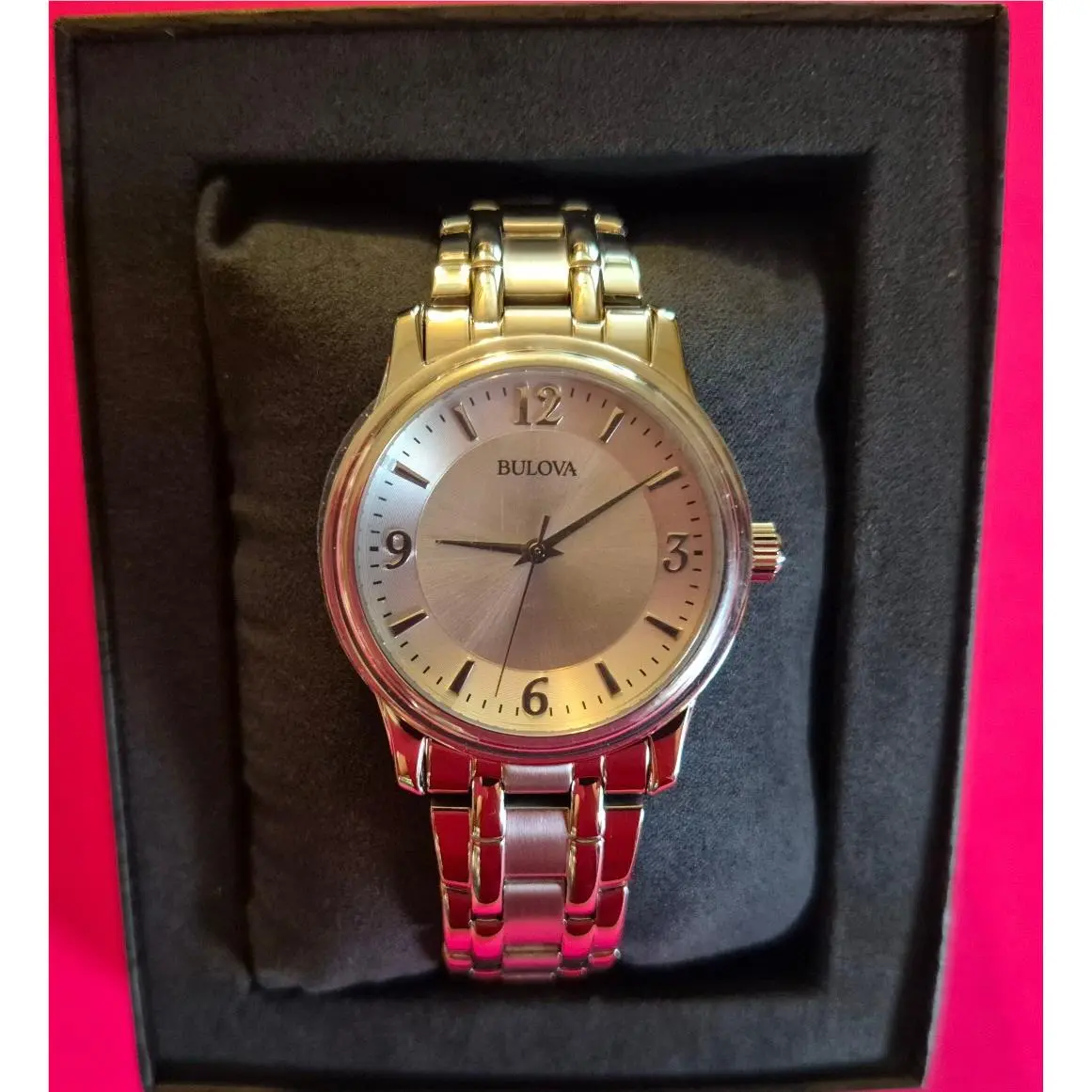 Bulova Corporate Exclusive Silver Men`s Watch - 96A000