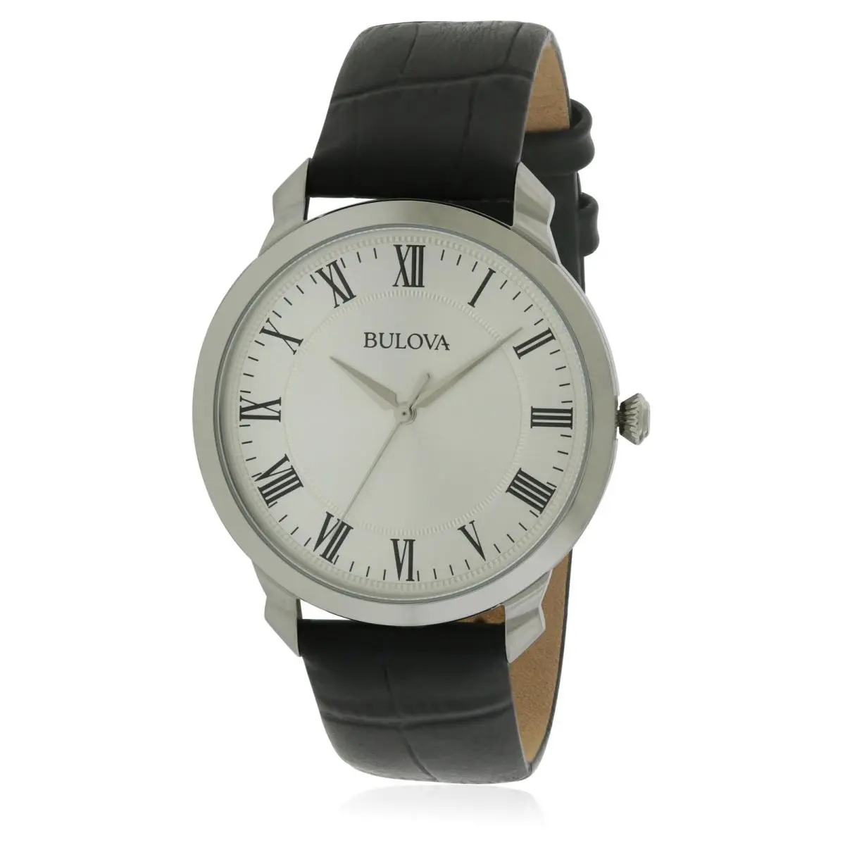 Bulova Leather Mens Watch 96A133