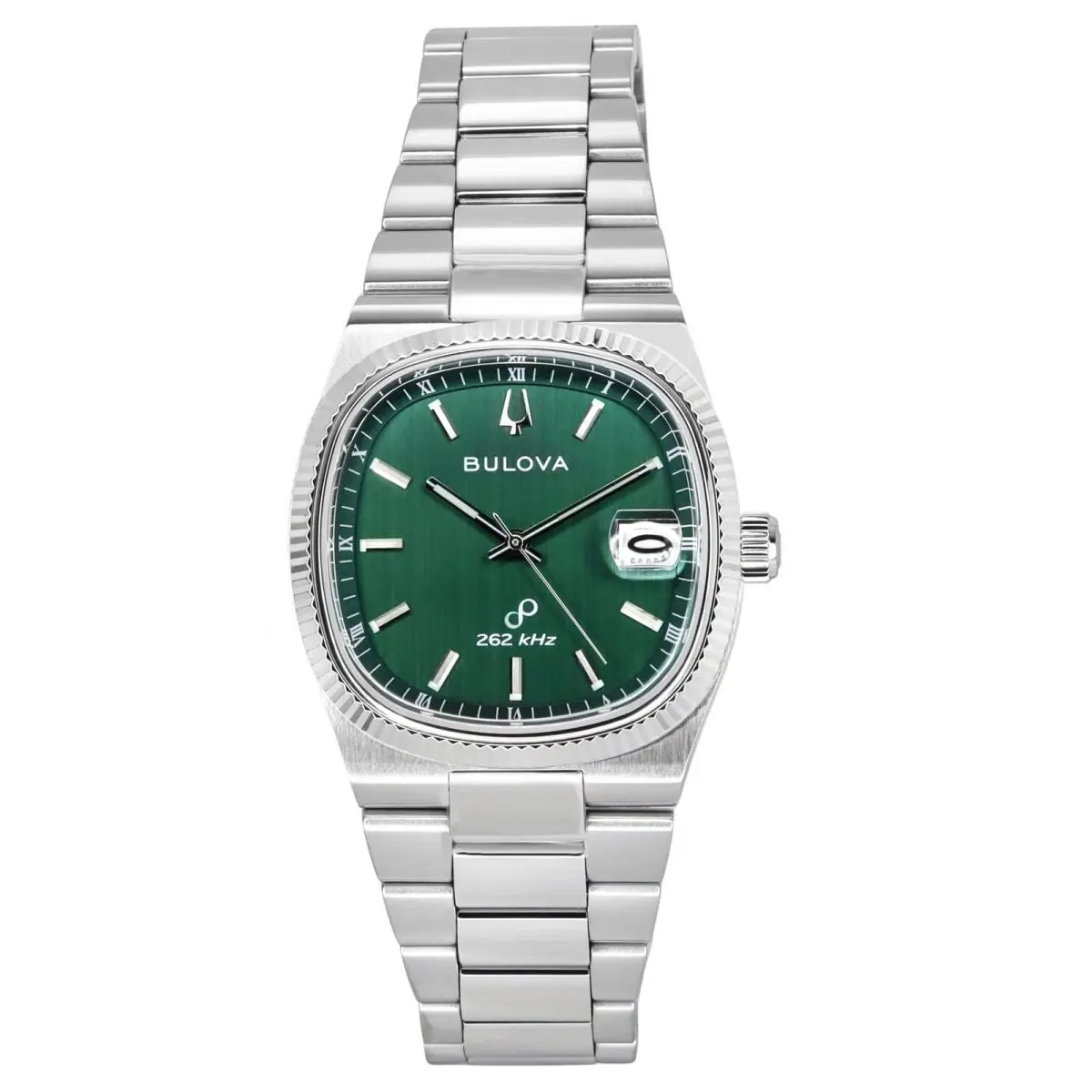 Classic Super Seville 262kHz Precisionist Green Dial 96B439 Mens Watch by Bulova