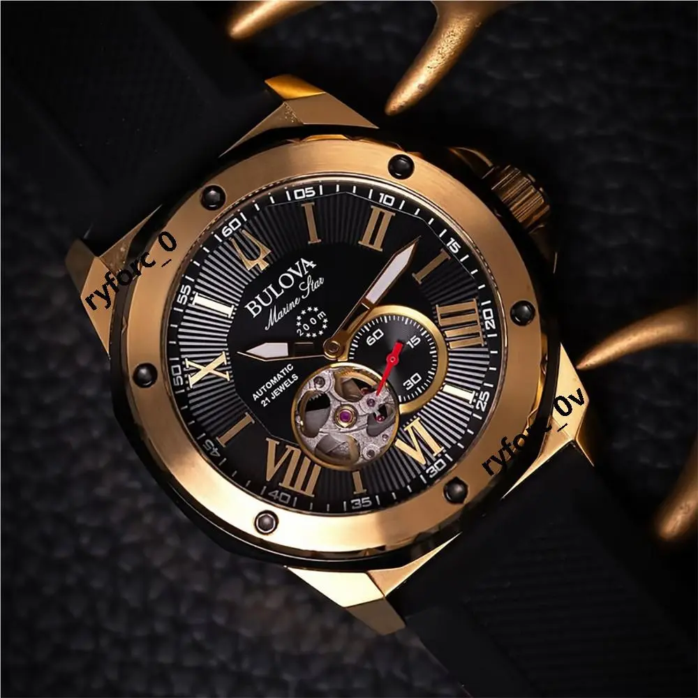 Bulova 98A272 Classic Marine Star Series A Men’s Automatic Watch 44 mm