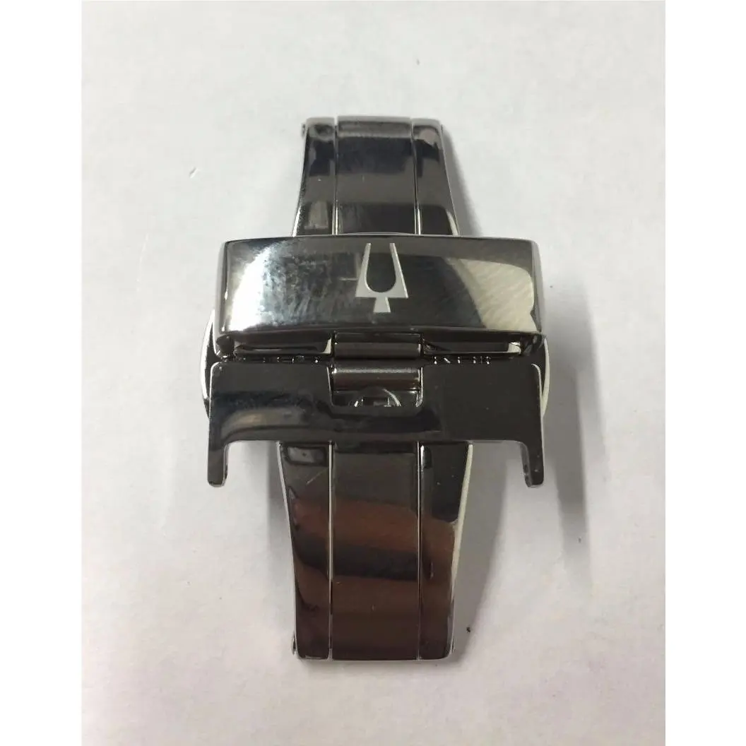 Bulova Men`s 96B128 Silver Clasp/buckle 20MM Replacement For Leather Band Watch