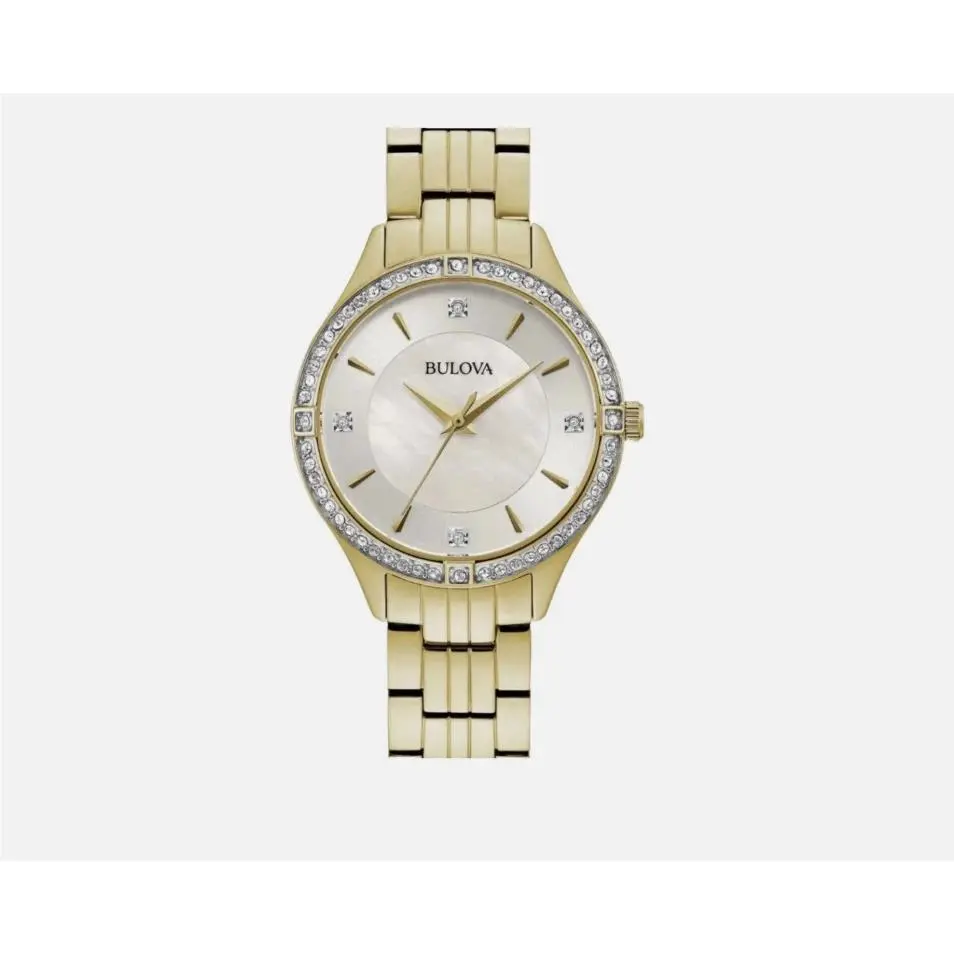 Women`s Quartz Gold-tone Watch 32mm 98L274 by Bulova