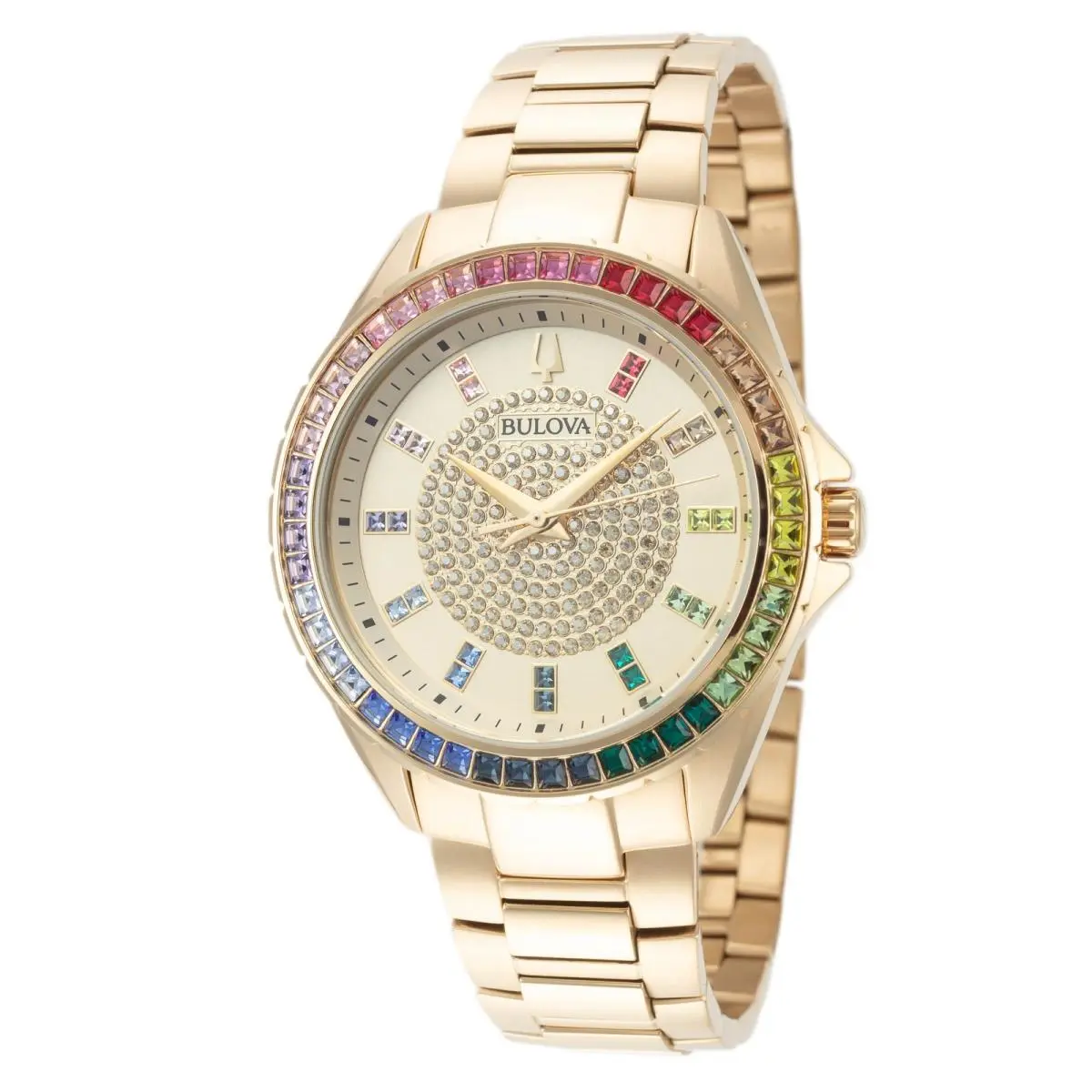 Bulova Men`s Crystal Phantom 45.5mm Quartz Watch 97A179