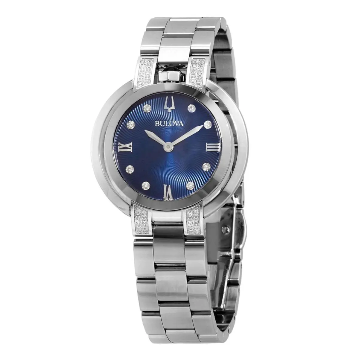 96R225 Women`s Rubaiyat Blue Dial Quartz Watch by Bulova