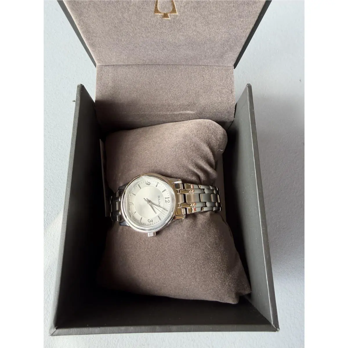 Bulova 96L005 30mm Steel Silver Stainless Steel Women’s Watch
