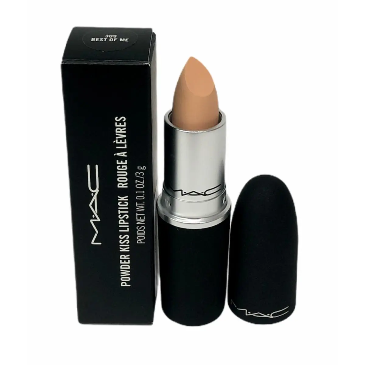 Mac Rouge A Levres Powder Kiss Lipstick 0.10oz/3g You Pick 309 Best Of Me by MAC Cosmetics