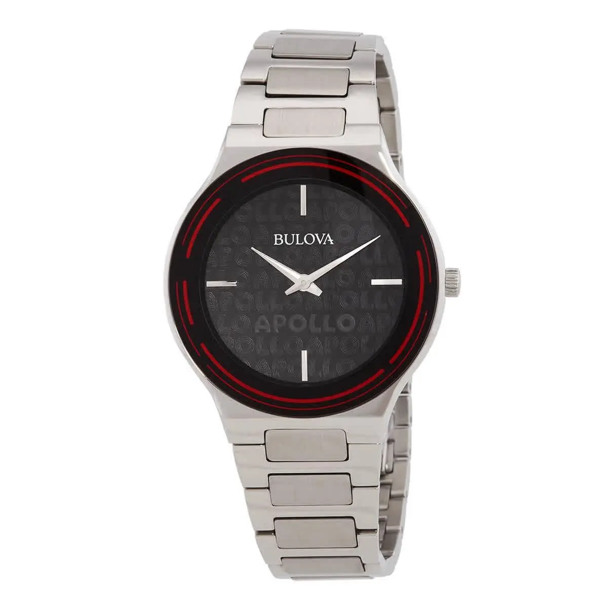 Apollo Quartz Black Dial Ladies Watch 96L309 by Bulova