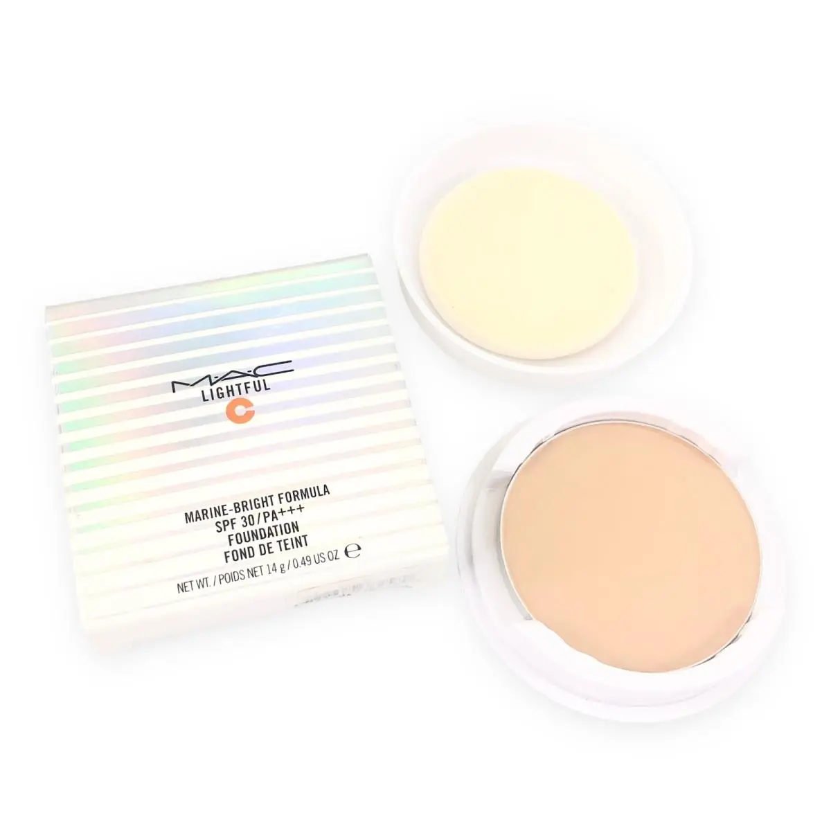 Mac Lightful C Marine-bright Formula Spf 30 Foundation NC40 Full Size by MAC Cosmetics