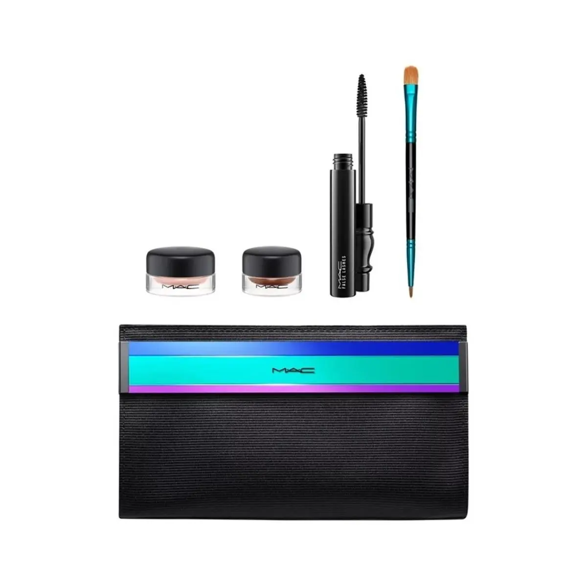 5-Pc Mac Enchanted Eve Eye Neutral-fluidline Dipdown False Lashes Mascara Black - Multicolor