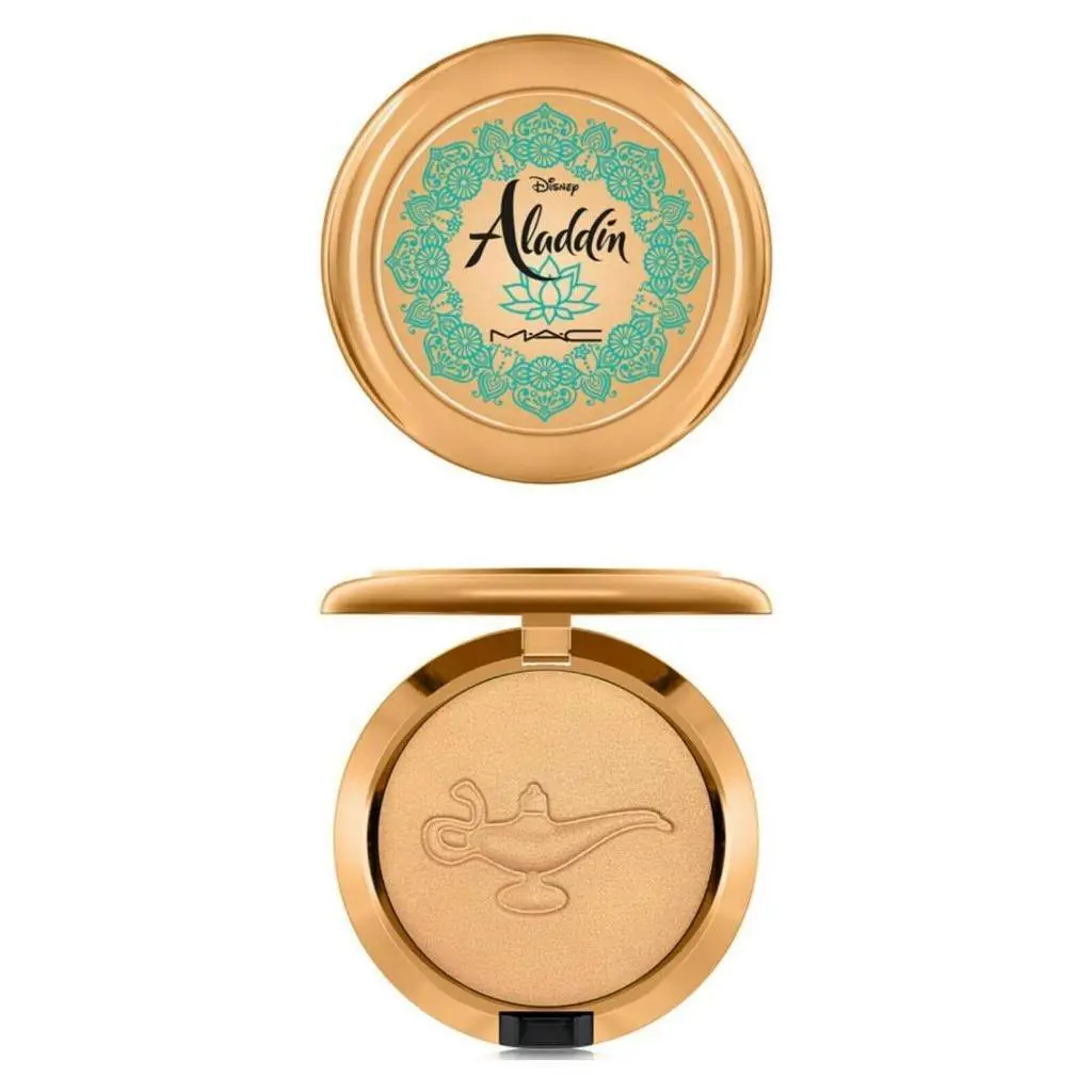 Mac Aladdin Powder Blush in Always One Jump Ahead Gold Shimmer