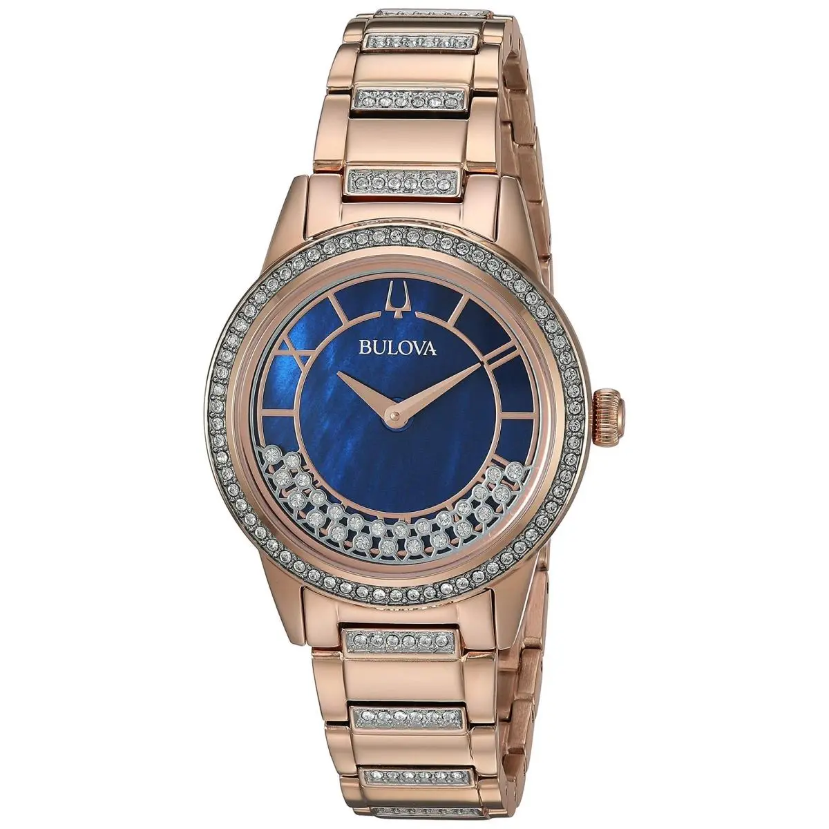 Crystal Turnstyle Ladies Watch 98L247 by Bulova
