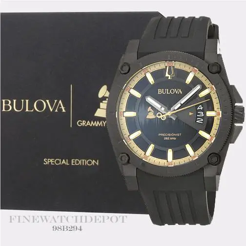 Bulova Men`s Precisionst Grammy`s Special Edition Watch 98B294