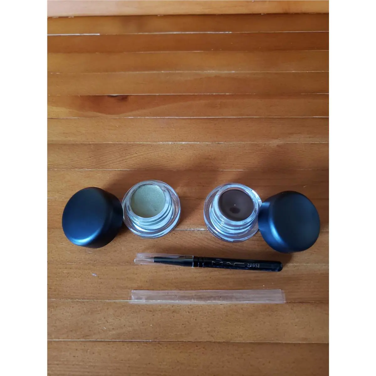 Mac Trip 2 Earthy Fluidline Liners Eyeliner Sweet Sage and Dipdown .10 oz ea