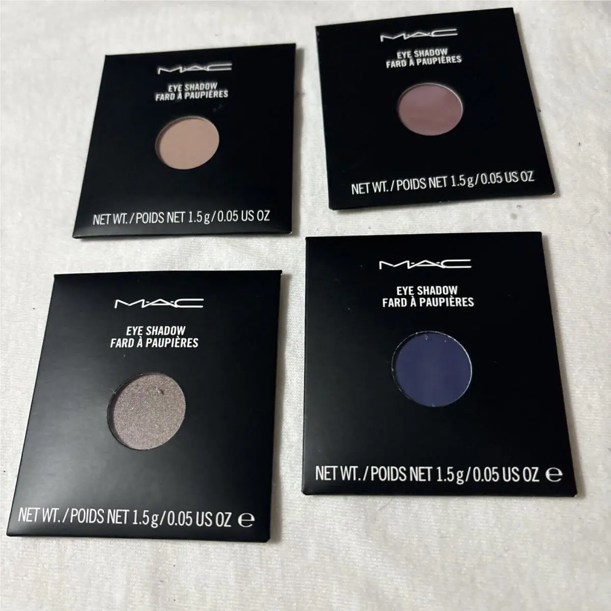 Mac Eyeshadow Single Refill 4 Different Naval Haux Satin Taupe Malt