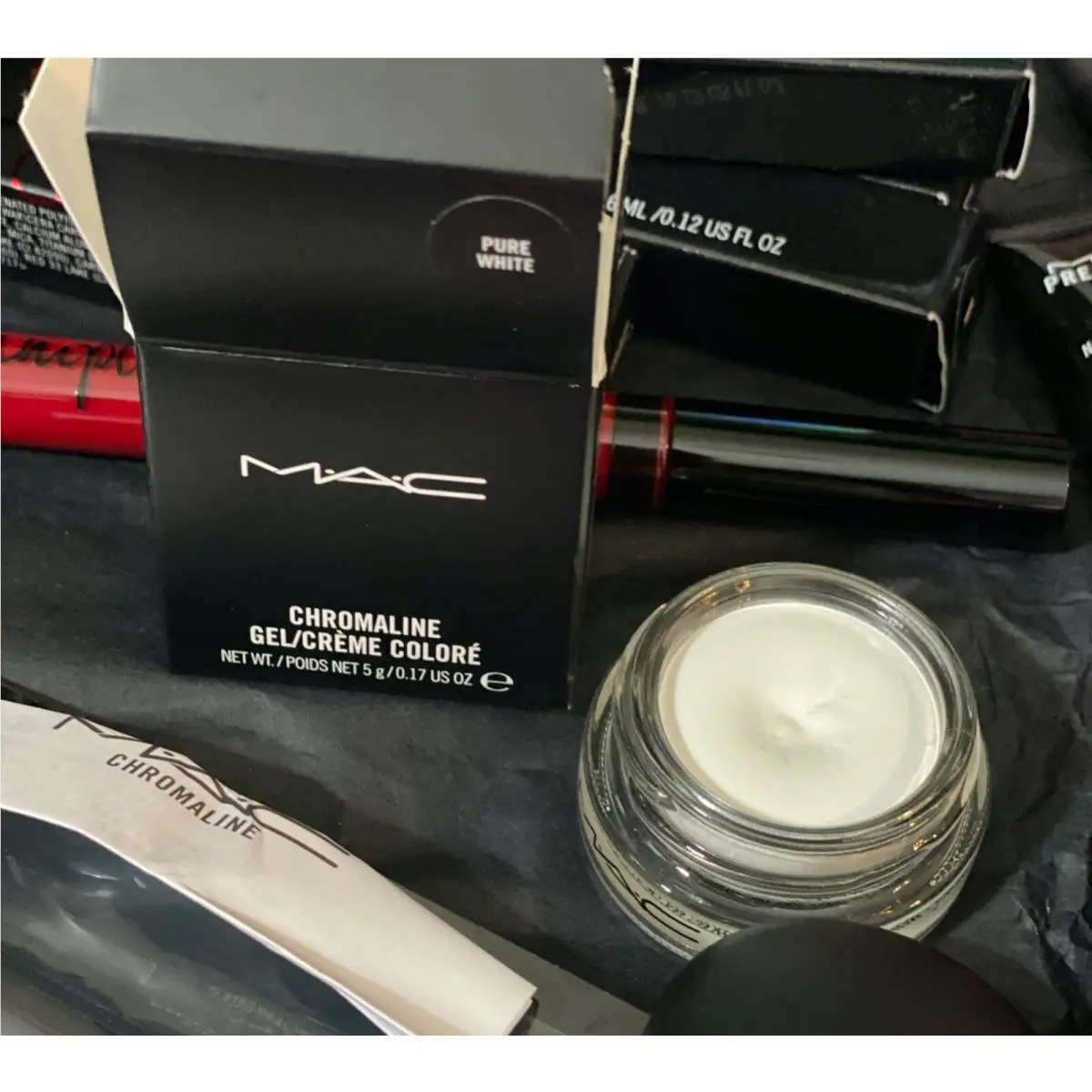 Mac Pure White Chromaline Gel Eyeliner - Full Size