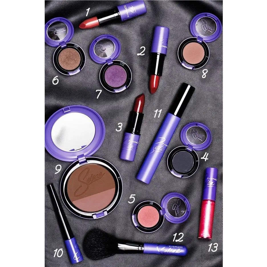 Mac Selena Complete Set 13 Pieces Lipstick Eyeshadows Mascara Blush