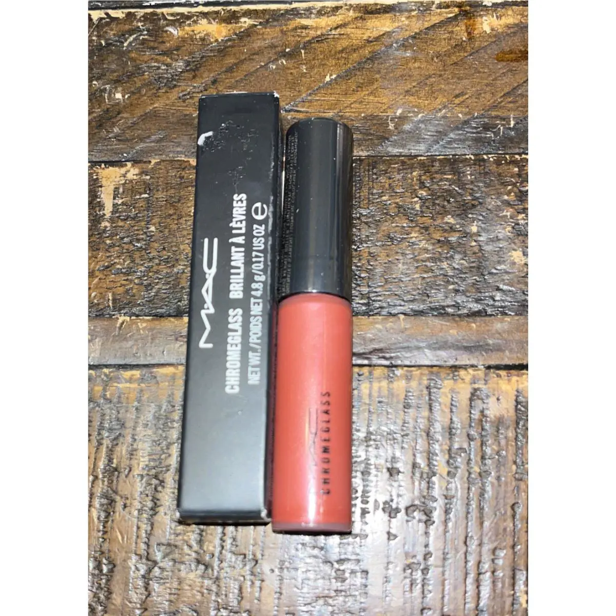Mac Hot Chrome Lipglass Lip Gloss 3.1 Ml/ 0.10 oz