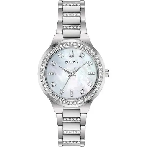 Women`s Crystals 32mm Quartz Watch 96X147 by Bulova