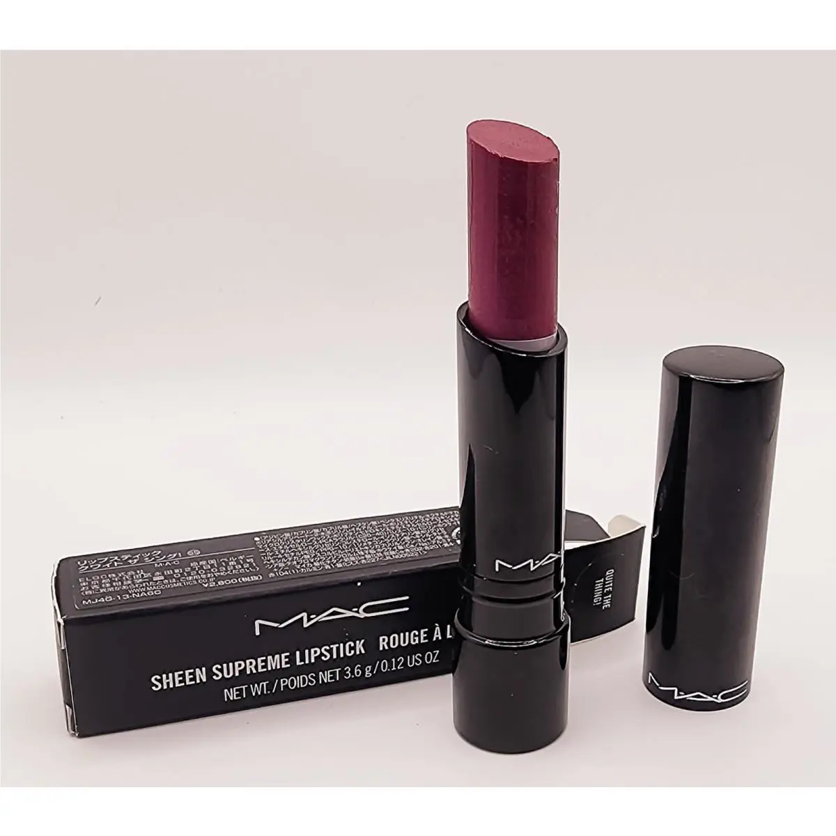 Mac Sheen Supreme Cosmetics Lipstick - Quite The Thing - Read Description