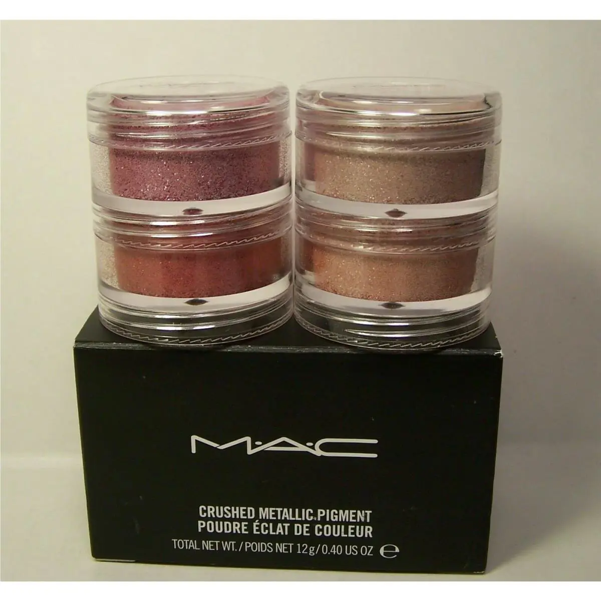 Mac Crushed Metallic Pigment - Strawberry Patch - 4 Colors
