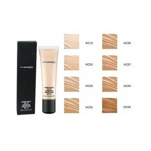 Mac Studio Sculpt Foundation Spf 15 NC 15 Fair Beige Neutral 1.3oz 40ml Box