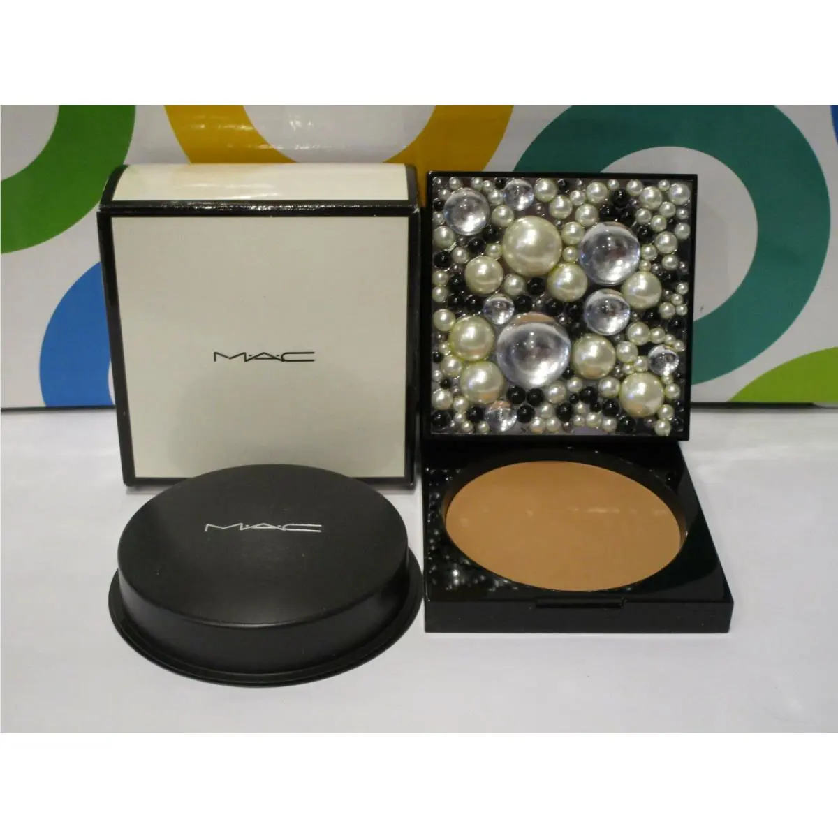Mac Sheer Mystery Powder + 1 Refill Dark Secret 0.28 OZ Boxed